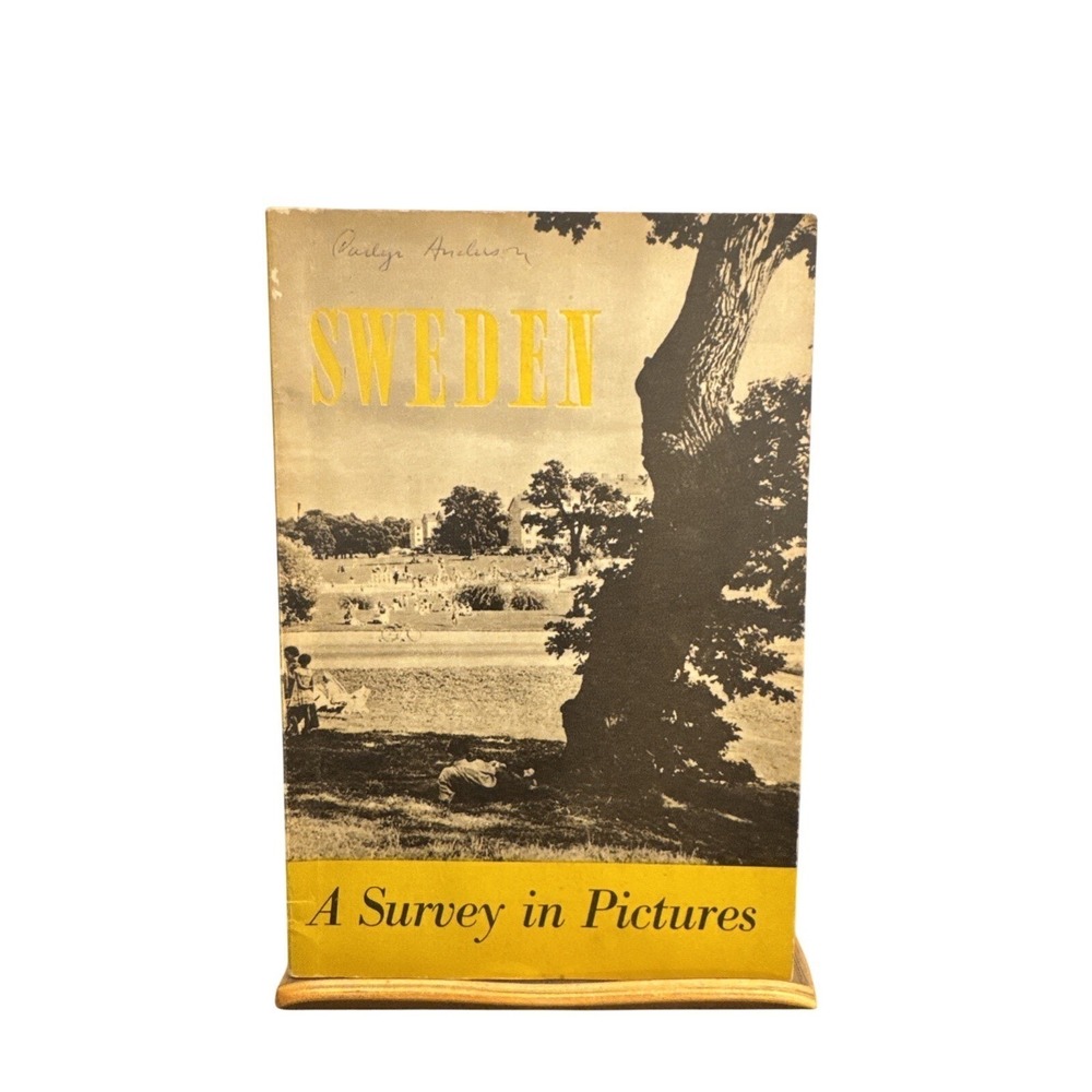 Sweden A Survey In Pictures Ephemera Booklet